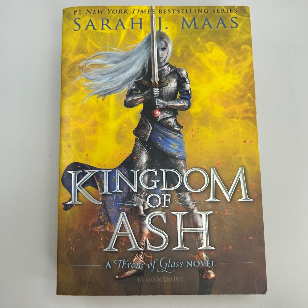 Kingdom of Ash 2nd Print Paperback by Sarah J. Maas Throne of Glass